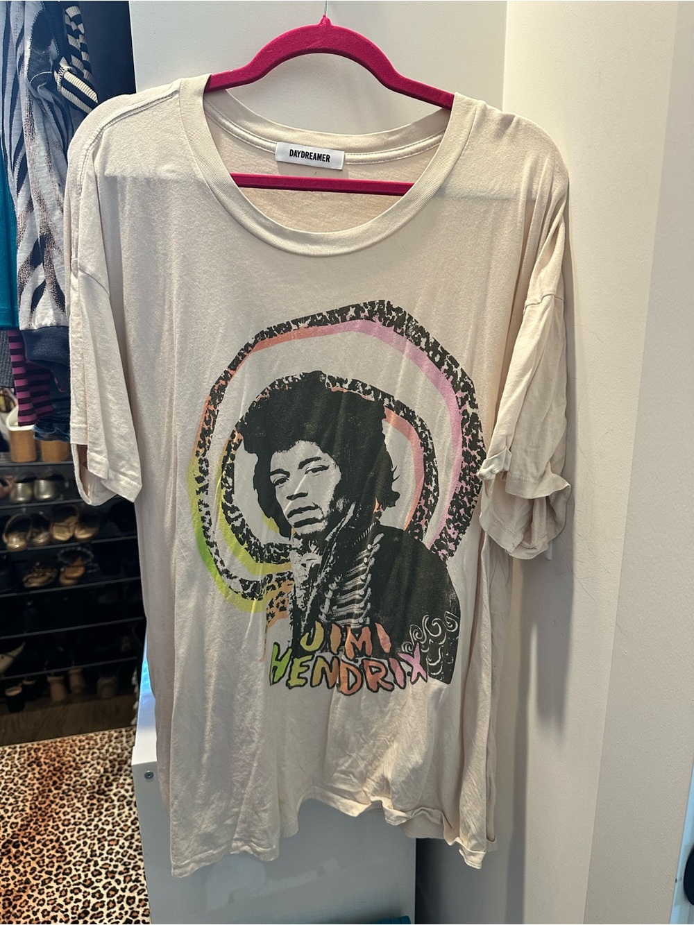 Daydreamer Cream Jimi Hendrix Graphic Tee